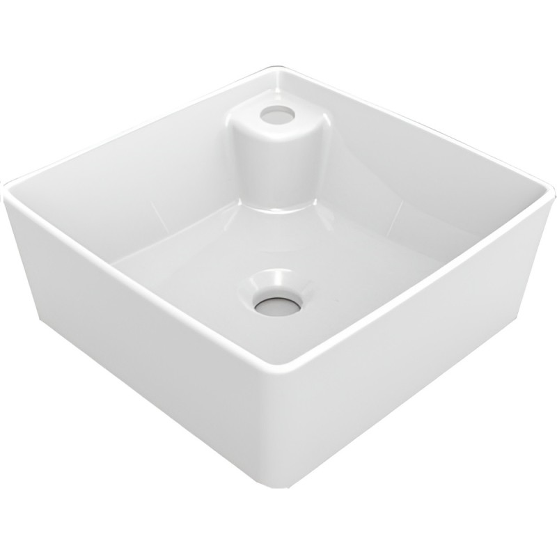 روشویی روکابینتی گاتریا مدل مربع GTBR40 شیر سرخود