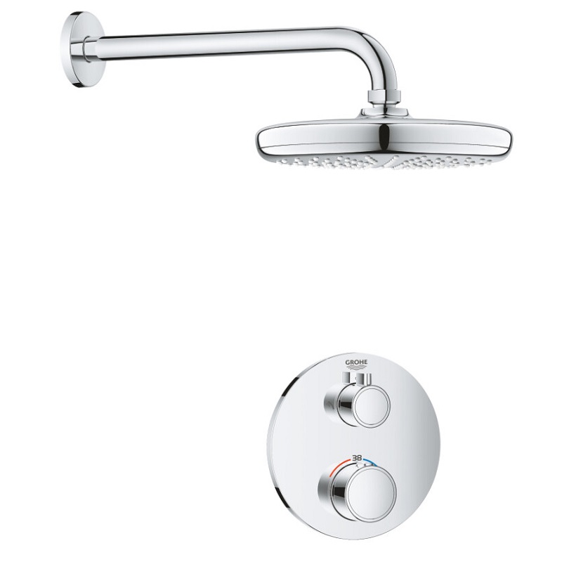 ست دوش حمام توکار ترموستاتیک گروهه GROHE مدل Grohtherm Concealed کد 34726000