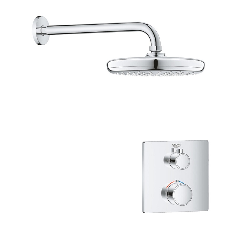 ست دوش حمام توکار ترموستاتیک گروهه GROHE مدل Grohtherm Concealed کد 34728000