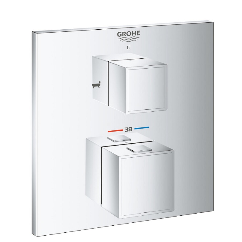 شیر دوش حمام دوحالته توکار گروهه GROHE مدل Grohtherm Cube کد 24155