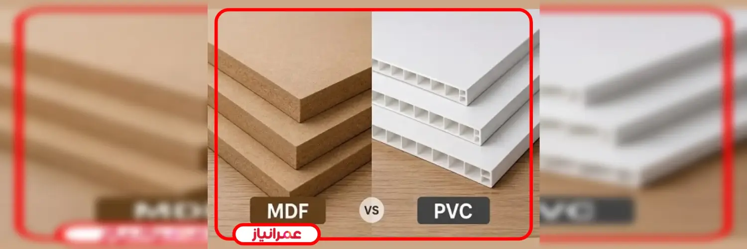 روشویی PVC بهتر است یا MDF؟