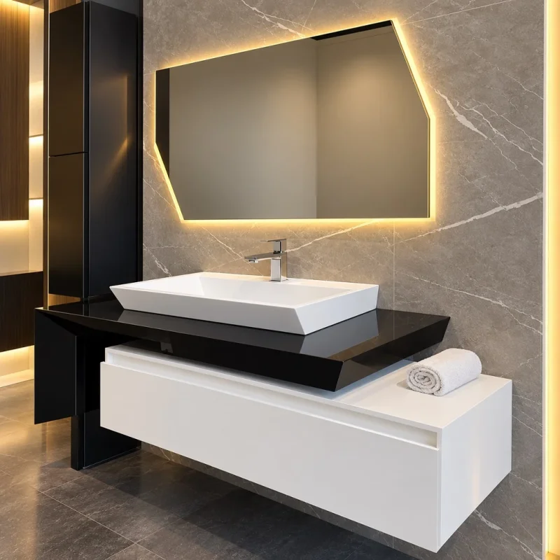 ست روشویی کابینتی دکو مدل لاکسور