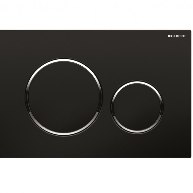 کلید فلاش تانک توکار گبریت سری sigma 20 مشکی