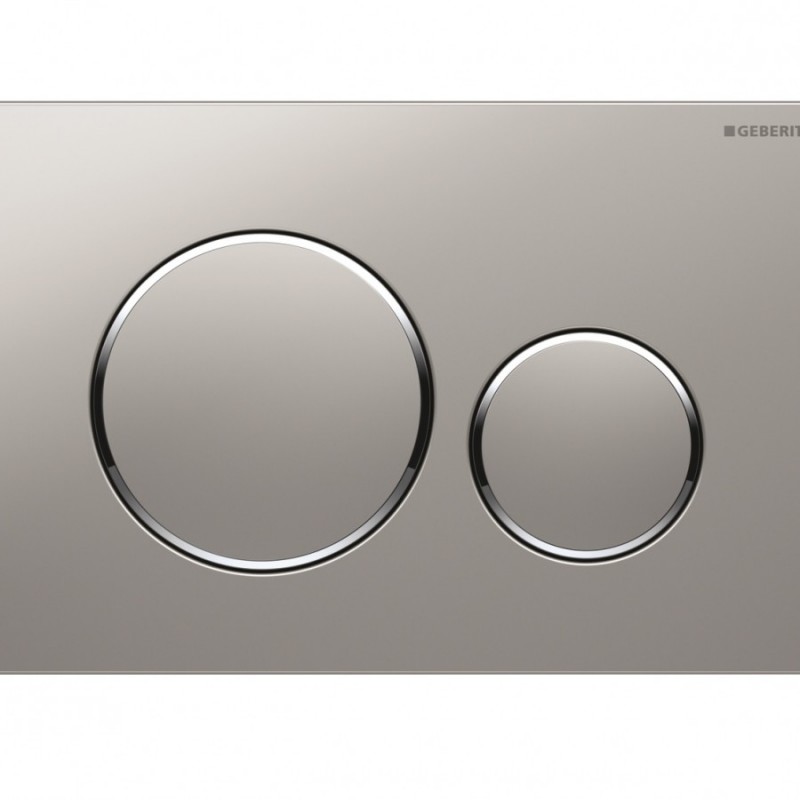 کلید فلاش تانک توکار گبریت سری sigma 20 کروم مات