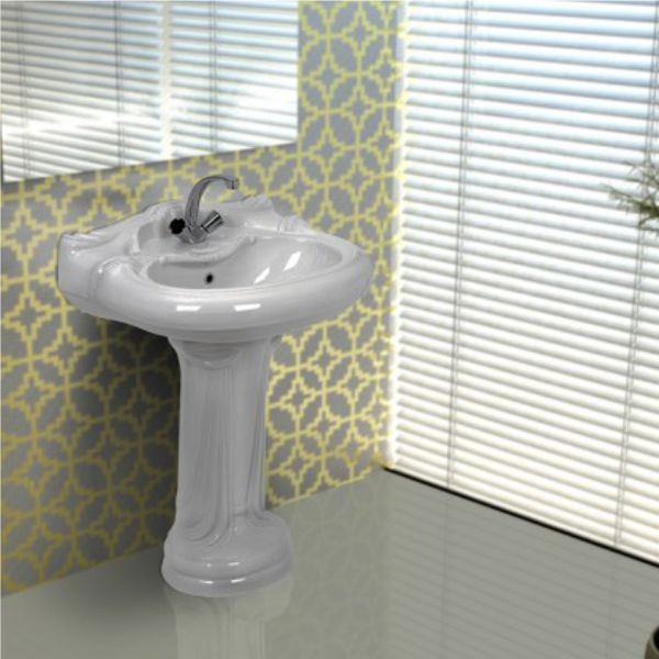 روشویی پایه دار گلسار مدل کوئین