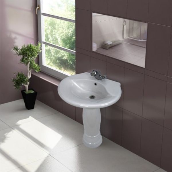 روشویی پایه دار گلسار مدل آکوا