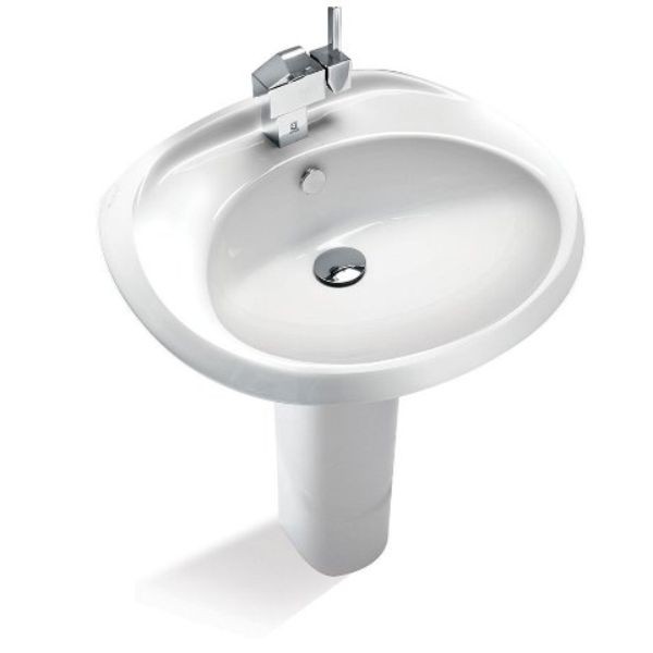 کاسه روشویی پایه دار مروارید مدل فیروزه