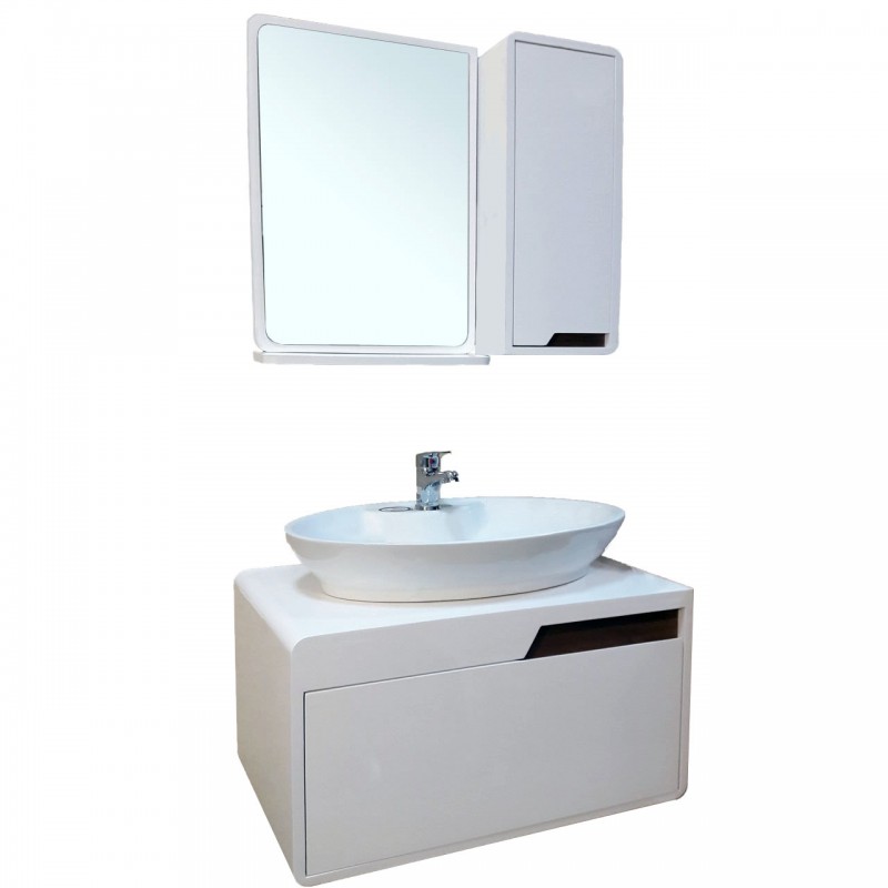 ست کابینت و روشویی موندیال به همراه آینه وباکس