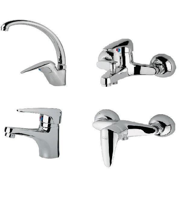 ست 4 تیکه شیرالات بلندا مدل دریا 2