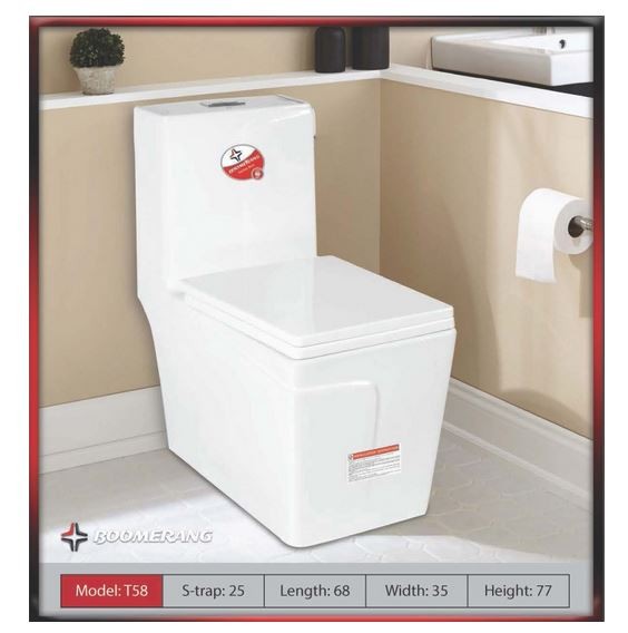 توالت فرنگی بومرنگ مدل T-58