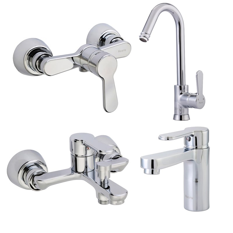 ست 4تیکه شیرالات کسری مدل ادموند