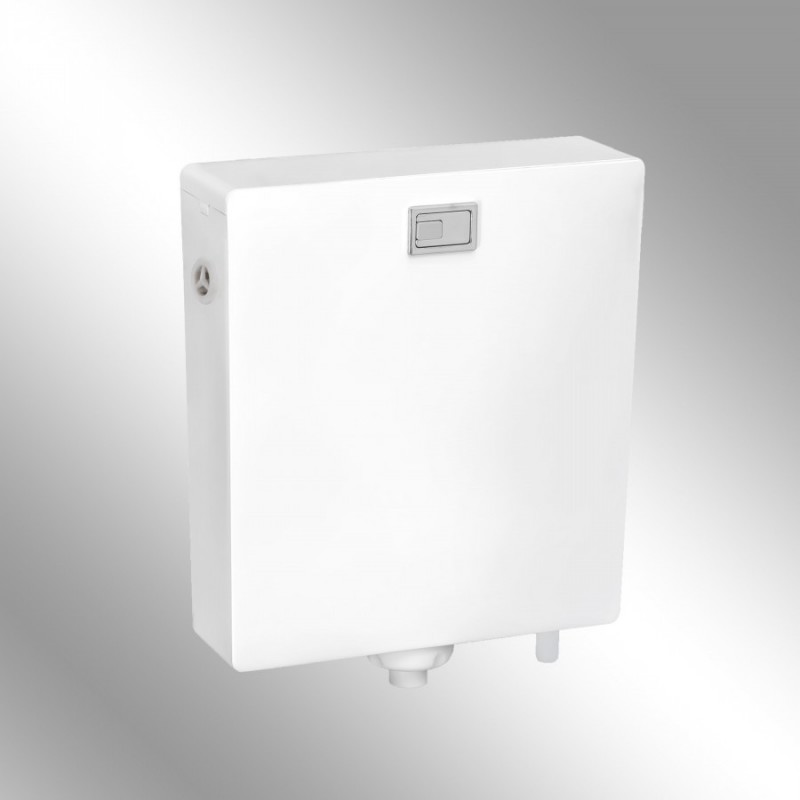 فلاش تانک سنی پلاستیک مدل دیاموند بدون دسته اهرم