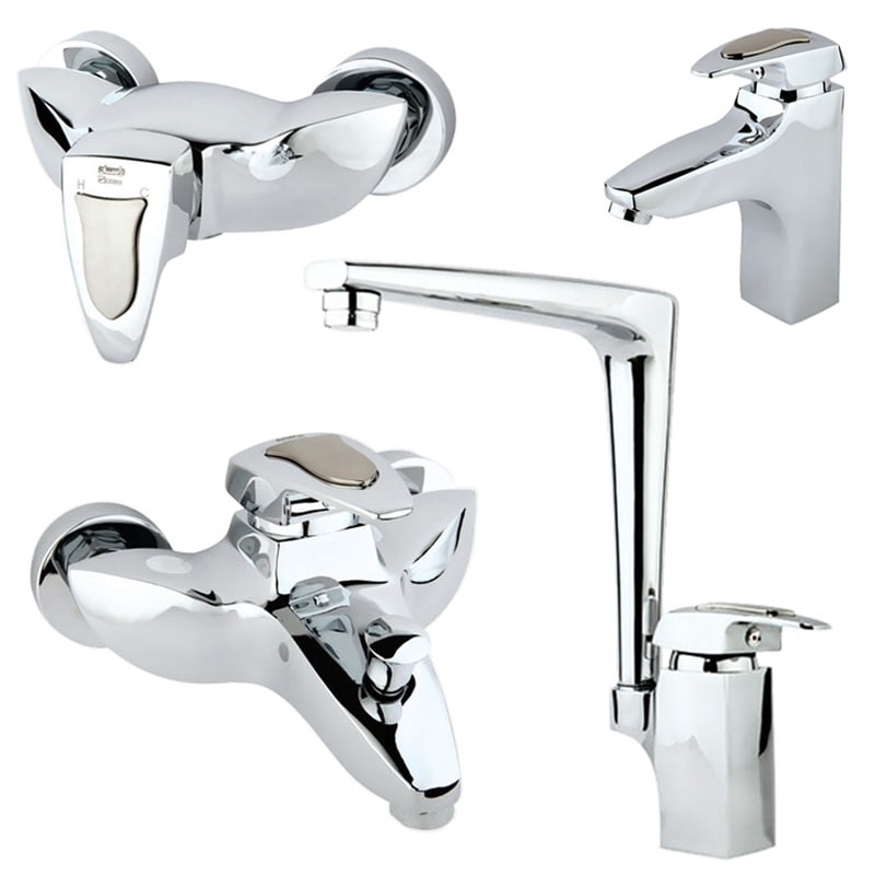 ست 4تکه شیرآلات راسان مدل هیلدا