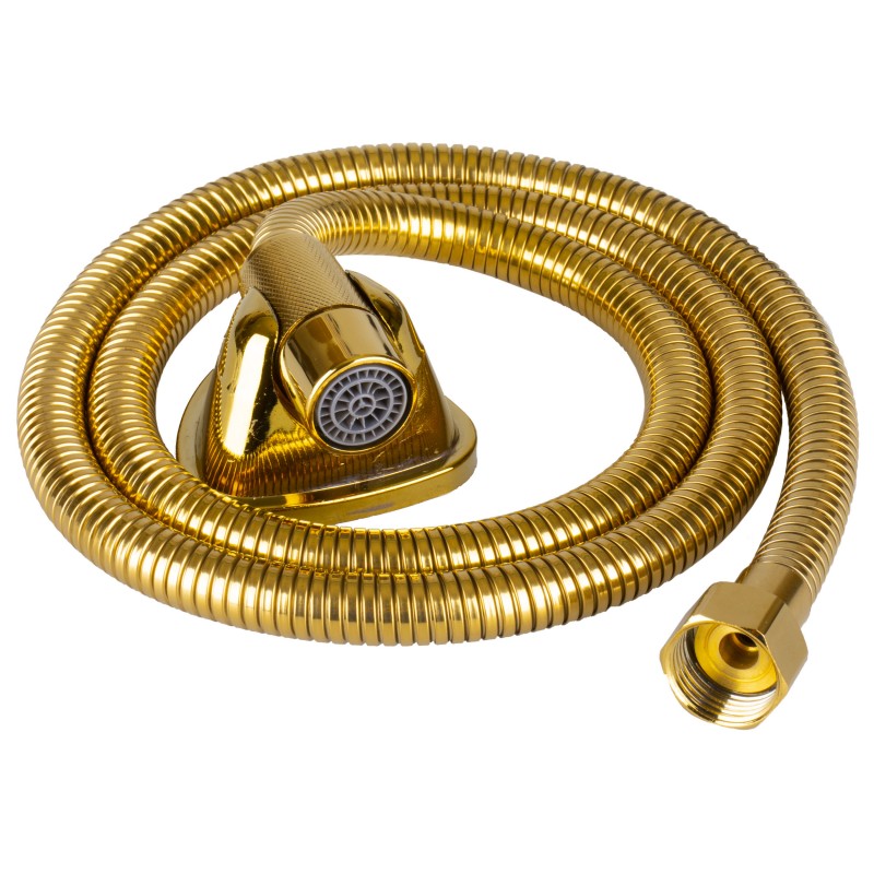 شیلنگ توالت طلایی ریز بافت