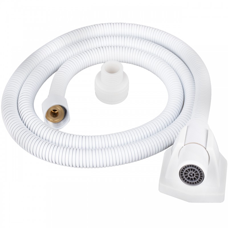 شیلنگ توالت سفید کوره ای