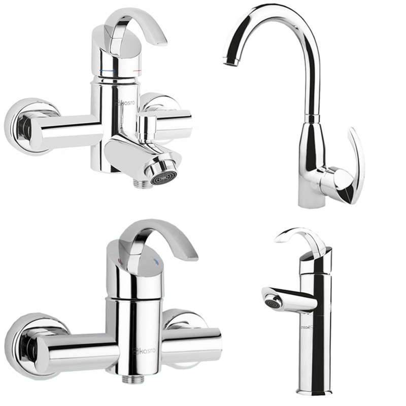 ست 4تیکه شیرالات کسری مدل تنسوپلاس