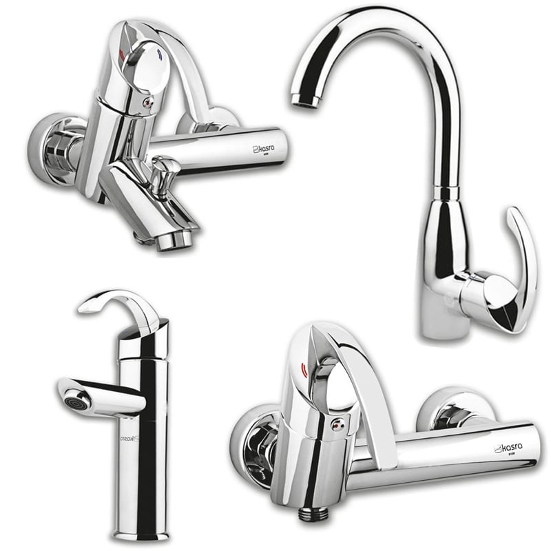 ست 4تیکه شیرالات کسری مدل تنسو ساید