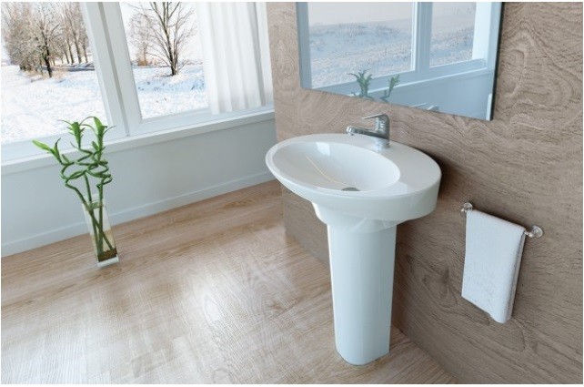 روشویی پایه دار گلسار مدل الیت