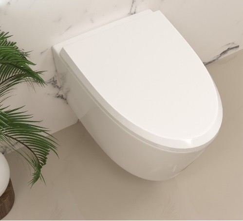 توالت فرنگی دیواری پرشیا سرامیک مدل لاو