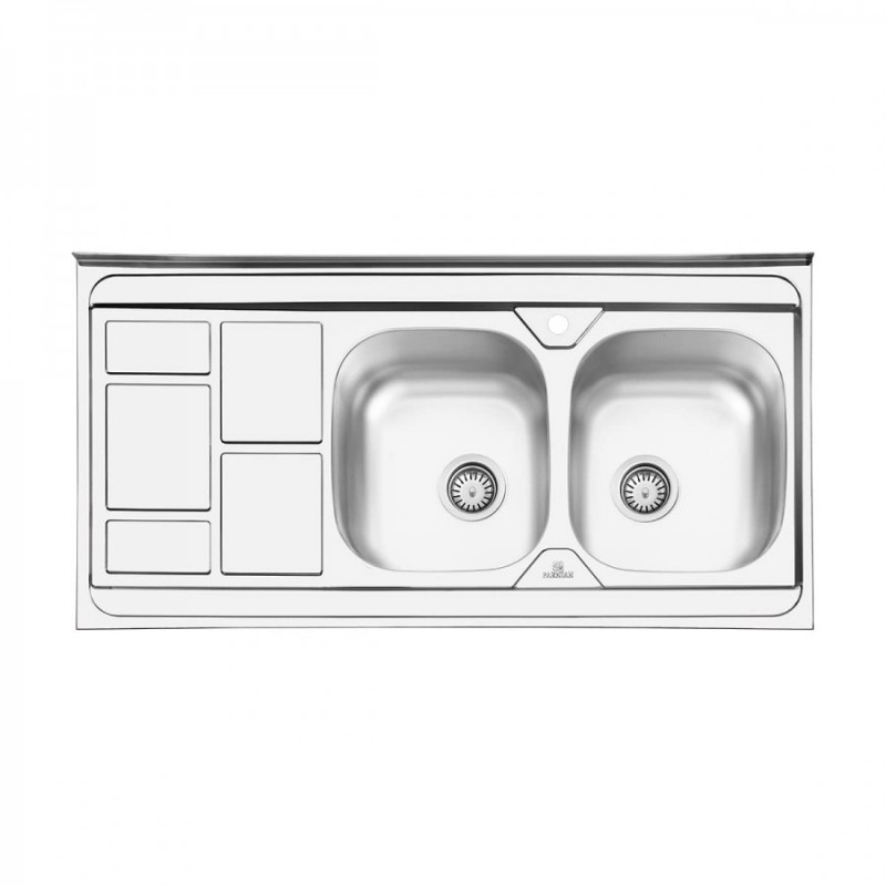 سینک نیمه فانتزی روکار پرنیان استیل مدل  PS 2107