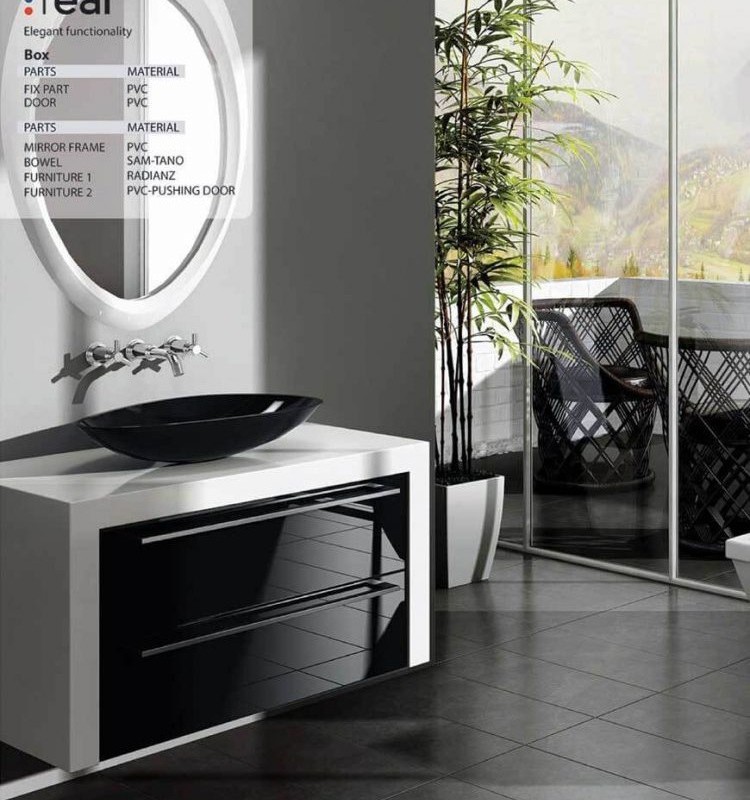 ست روشویی کابینتی لوکس سام سنگان مدل اشک