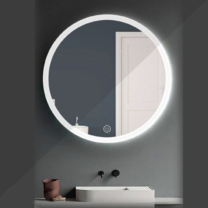 آینه چراغ دار گرد مدل FK-212