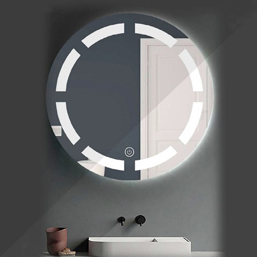 آینه چراغ دار گرد مدل FK-214