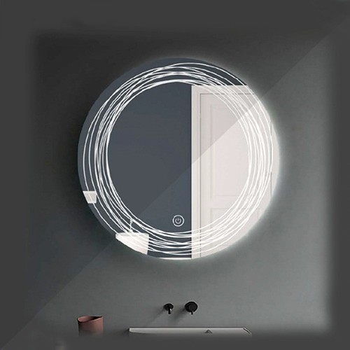 آینه چراغ دار گرد مدل FK-210