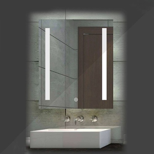 آینه چراغ دار مستطیلی مدل FK-113