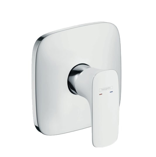 شیر توالت توکار هانس گروهه مدل PuraVida کروم-سفید کدکالا 15665400