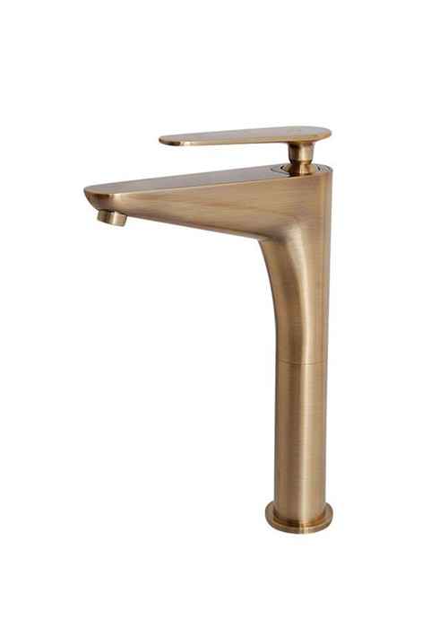 شیر روشویی پایه بلند کرومات مدل فانتوم برنز