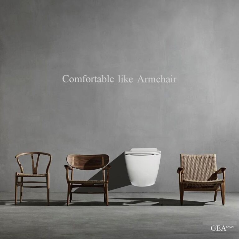 توالت فرنگی دیواری GEA مدل SENTIMENTI