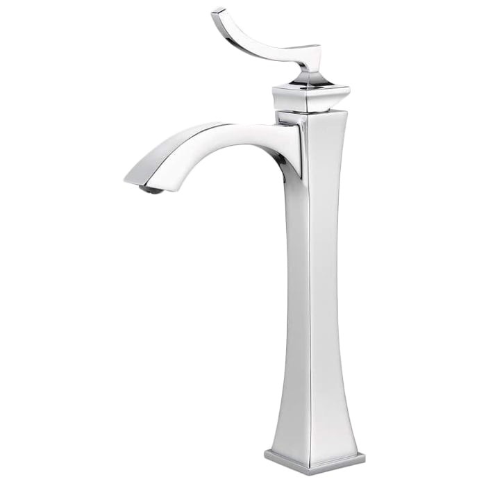 شیر روشویی پایه بلند کرومات مدل پالادیوم