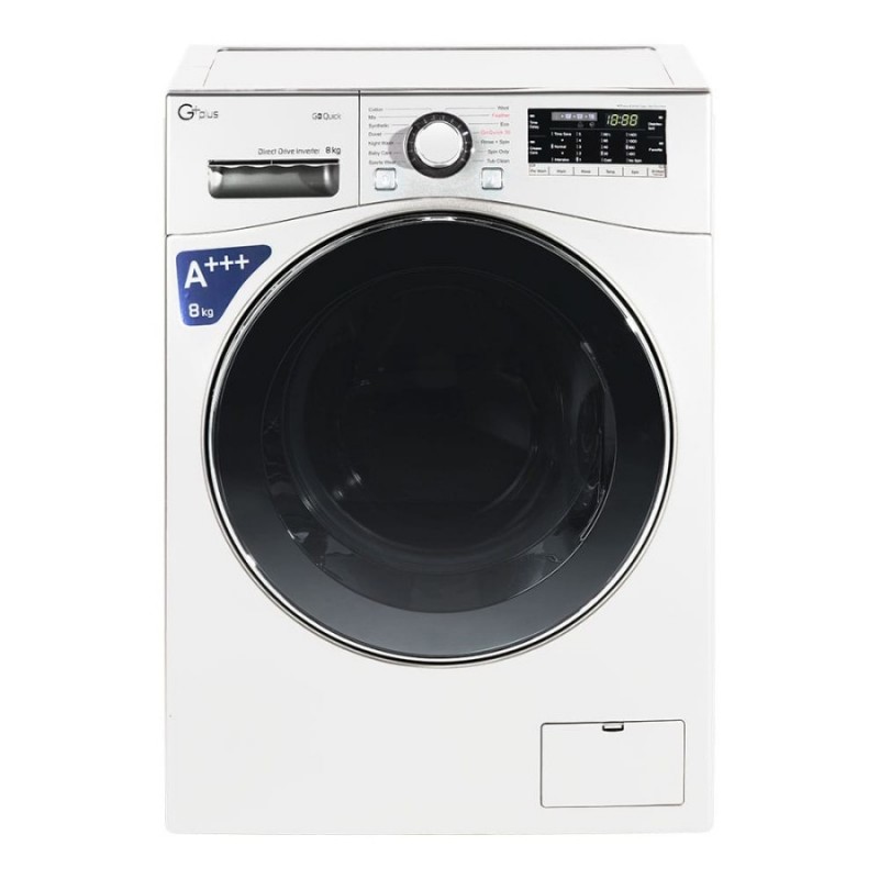 ماشین لباسشویی جی پلاس 8 کیلویی مدل L8645W