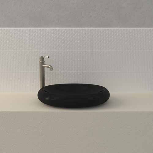 کاسه روشویی بوچی (Bocchi) مدل STRATA مشکی مات