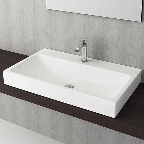 کاسه روشویی 100 سانت بوچی (Bocchi) مدل SCALA ARCH سفید