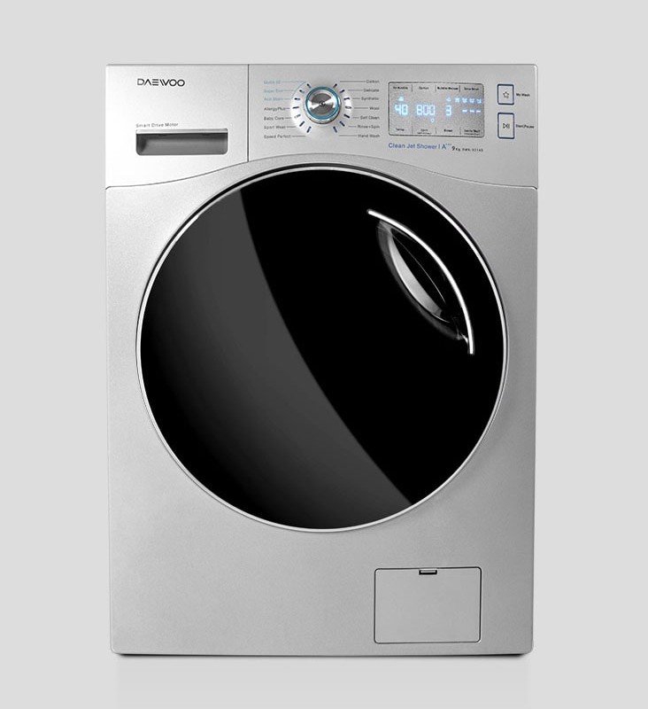 ماشین لباسشویی 9 کیلویی دوو سری پریمو DWK-9542 نقره ای