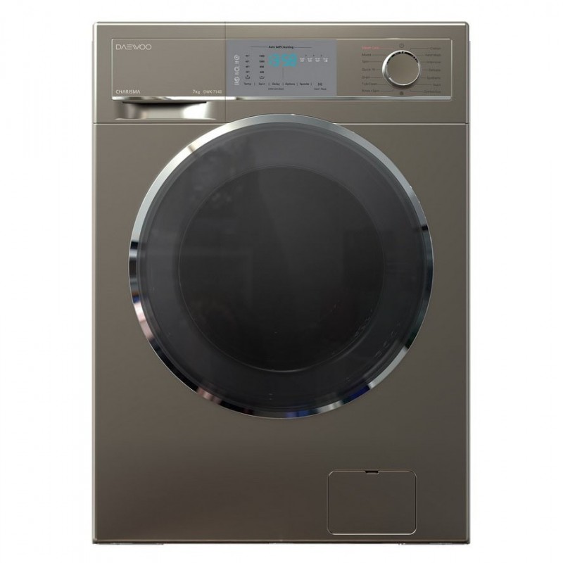 ماشین لباسشویی 7 کیلویی دوو سری کاریزما DWK-7143 تیتانیوم