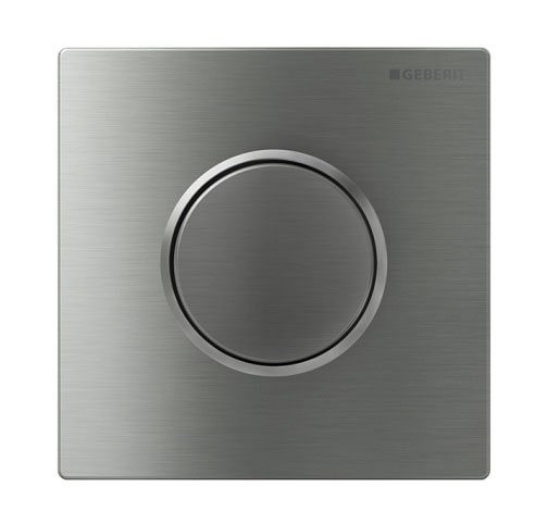 کلید فلاش تانک توکار گبریت یورینال پنوماتیک فشاری type 10 کروم مات