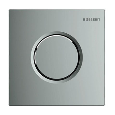 کلید فلاش تانک توکار گبریت یورینال پنوماتیک فشاری type 01 کروم مات