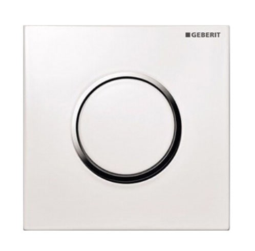 کلید فلاش تانک توکار گبریت ویژه یورینال پنوماتیک فشاری type 01 سفید