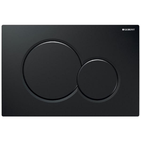 کلید فلاش تانک توکار گبریت سری سیگما 01 مشکی