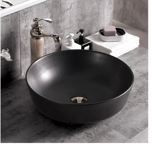 کاسه روشویی آرماندو ویکاریو مدل ART8406-01 مشکی مات