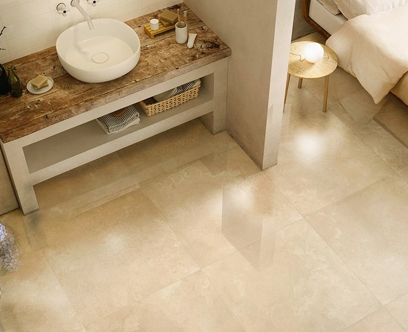 کاشی و سرامیک کف  هرمس مدل بروکلین بژ