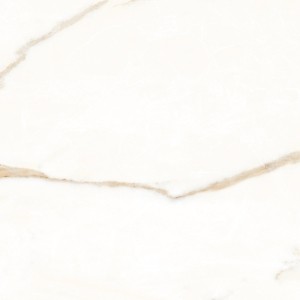 کاشی مرجان مدل هیمالیا سفید با رگه های طلایی