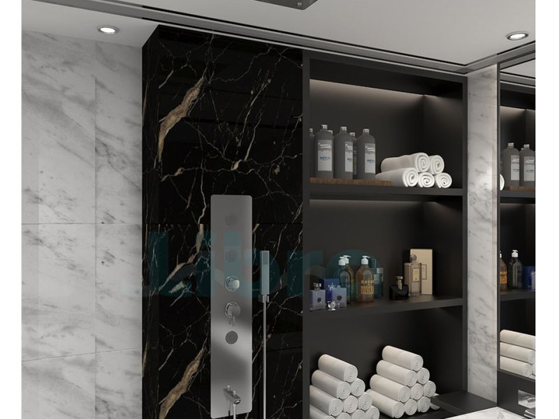 پانل دوش توکار لیبرا مدل Avid با آبریز دایره