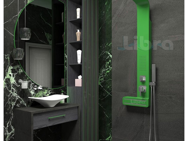 پانل دوش روکار لیبرا مدل ایبیزا سبز