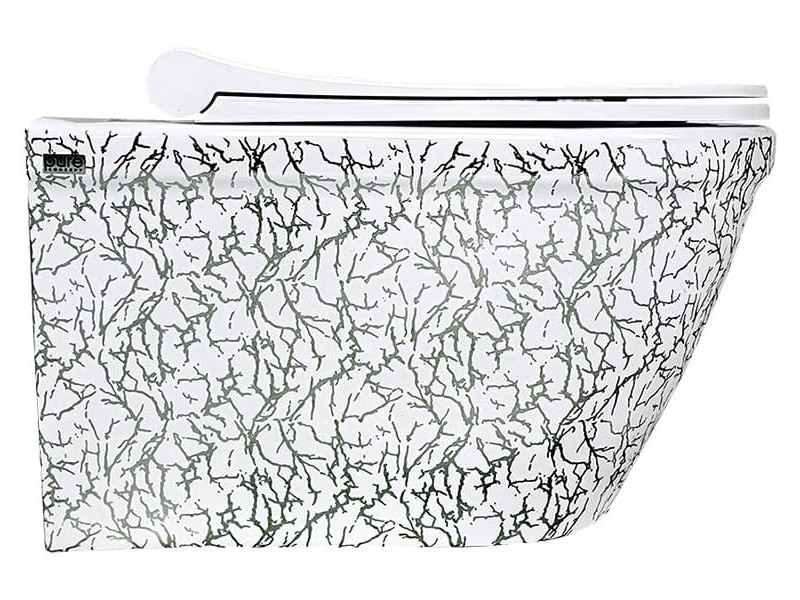 وال هنگ Pure Concept مدل Marble سفید نقره ای