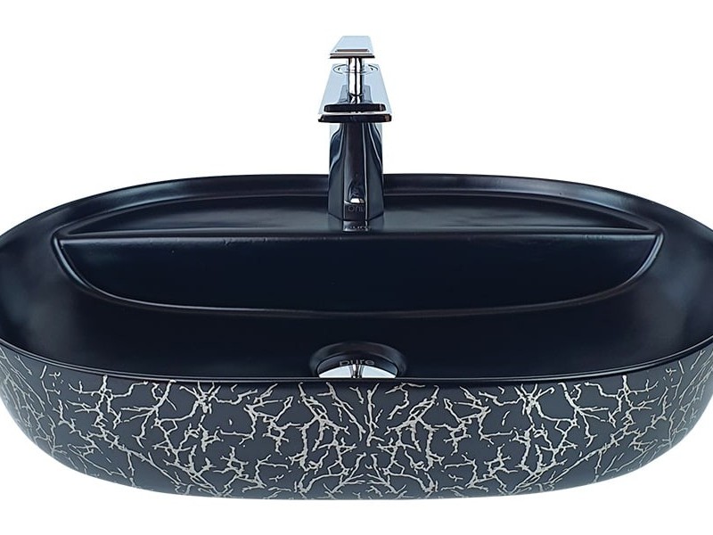 کاسه روشویی Pure Concept مدل Dekoratif مشکی خاکستری