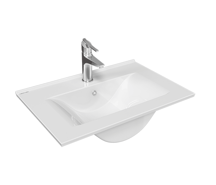 کاسه روشویی توکار چینی کرد مدل دافنه